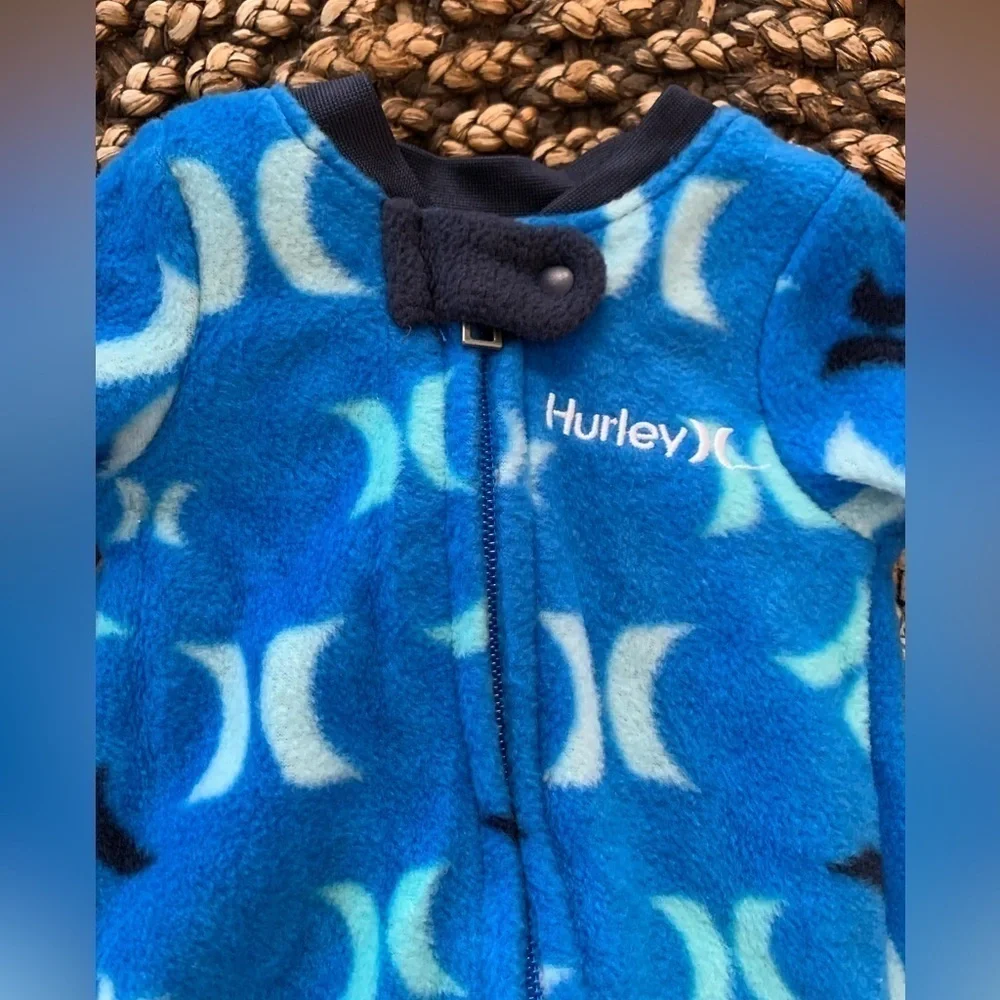 Hurley Newborn Footed Coverall